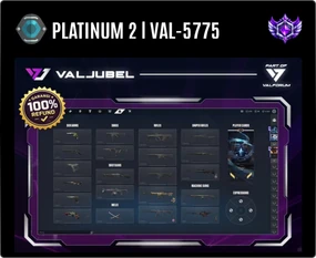 Akun Platinum 2 VAL-5775, level 166