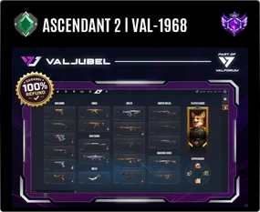 Akun Ascendant 2 VAL-1968, level 266