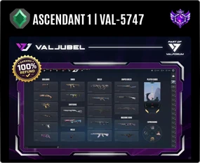 Akun Ascendant 1 VAL-5747, level 824